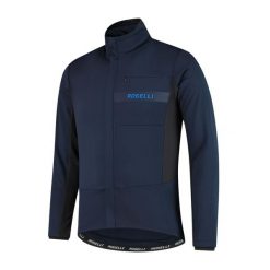 Softshellowa kurtka rowerowa męska Rogelli BARRIER. Czarne kurtki sportowe męskie Rogelli, l, bez wzorów, rowerowe. W wyprzedaży za 364.00 zł.