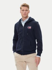 Tommy Hilfiger Bluza American MW0MW39691 Granatowy Regular Fit. Niebieskie bluzy męskie Tommy Hilfiger, m, bez wzorów, z bawełny, bez kaptura. Za 419.99 zł.