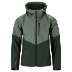 Kurtka wodoodporna Whistler Rodney. Zielone kurtki sportowe męskie Whistler, bez wzorów, z softshellu, trekkingowe. Za 297.50 zł.