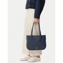 Torebka Beverly Hills Polo Club. Niebieskie torebki do ręki damskie Beverly Hills Polo Club, bez wzorów, klasyczne, bez dodatków. Za 219.99 zł.