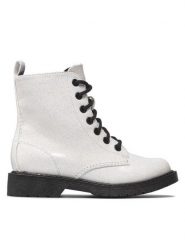 Steve Madden Botki Jdean SM15000143-02002-002 Biały. Białe botki dziewczęce Steve Madden, ze skóry, bez zapięcia. Za 349.99 zł.