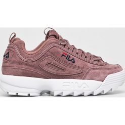 Fila - Buty Disruptor. Szare obuwie sportowe damskie Fila, z gumy. Za 559.90 zł.