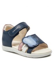 Geox Sandały B Sandal Alul Girl B451YA 085NF C4BE8 S Niebieski. Niebieskie sandały dziewczęce Geox, ze skóry, bez zapięcia. Za 289.99 zł.