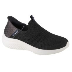 Buty do chodzenia damskie, Skechers Ultra Flex 3.0 Smooth Step. Czarne obuwie sportowe damskie Skechers, bez wzorów, z materiału, trekkingowe, Skechers Sport. W wyprzedaży za 329.00 zł.