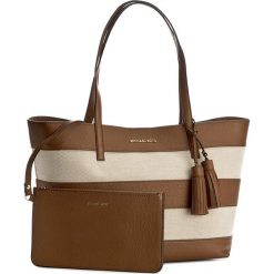 Torebka MICHAEL MICHAEL KORS - Stripe Canvas 30H6GUOT3C Nat/Acorn. Torby na ramię damskie marki MICHAEL Michael Kors. W wyprzedaży za 989.00 zł.