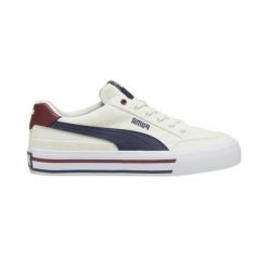 Buty sportowe sneakersy trampki PUMA COURT CLASSIC 396353-01. Białe trampki męskie Puma, bez wzorów, sportowe, bez zapięcia. Za 169.00 zł.