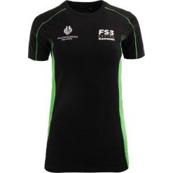 Kawasaki Ladies Crew Neck T-Shirt - Styl i Komfort w Jednym. Czarne koszulki sportowe damskie Kawasaki, bez wzorów, bez kołnierzyka, bez ramiączek. Za 192.99 zł.