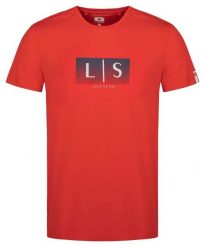 T-shirt męski Loap Allyss czerwony 2XL. Czerwone t-shirty męskie ÀLG, na jesień, m, bez wzorów, z bawełny, biznesowe, bez kołnierzyka. Za 64.79 zł.