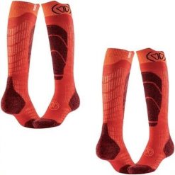 Skarpety narciarski junior Sidas Ski Merino welna merynosowa zestaw 2 sztuk. Brązowe skarpety damskie SIDAS, bez wzorów, z elastanu. Za 150.00 zł.