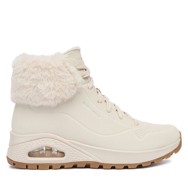 Trzewiki Skechers. Botki damskie Skechers, bez obcasa, na płaskiej podeszwie, bez zapięcia. Za 369.99 zł.