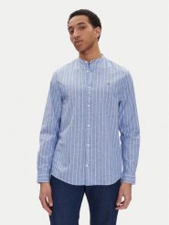 Tommy Jeans Koszula DM0DM20893 Niebieski Regular Fit. Niebieskie koszule męskie Tommy Jeans, l, bez wzorów, z bawełny, bez kołnierzyka, bez ramiączek. Za 209.99 zł.