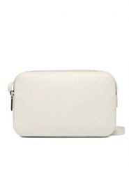 Calvin Klein Torebka Emblem Aop Elongated Camera Bag LV04F3268G Écru. Torebki do ręki damskie Calvin Klein, bez wzorów, ze skóry, bez dodatków. Za 449.99 zł.