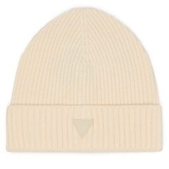Czapka Guess. Białe czapki i kapelusze damskie Guess, na zimę, z aplikacjami. Za 154.99 zł.