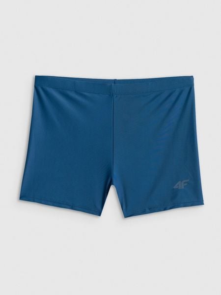 4F Kąpielówki męskie - turkusowe M. Niebieskie kąpielówki męskie 4f, l, bez wzorów, z materiału, do pływania. Za 59.99 zł.