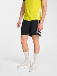 Szorty Hummel Lead 2.0. Czarne krótkie spodenki sportowe męskie Hummel, s, bez wzorów, z poliamidu, do piłki ręcznej. Za 154.00 zł.