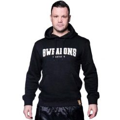 Bluza z kapturem 8 Weapons Classic. Czarne bluzy sportowe męskie 8 WEAPONS, l, bez wzorów, z bawełny, z kapturem, na fitness i siłownię. Za 277.00 zł.