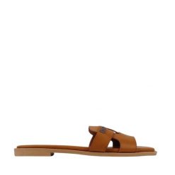 Klapki damskie Lee Estill Slider Low 50251024 35A. Brązowe klapki damskie Lee, bez wzorów, z gumy, eleganckie, bez obcasa, na płaskiej podeszwie. Za 120.99 zł.