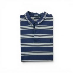 Second life - Polo Ralph Lauren koszulka męska vintage Y2K - Stan dobry. Niebieskie koszulki polo męskie Ralph Lauren, l, bez wzorów, eleganckie, bez ramiączek. Za 106.46 zł.