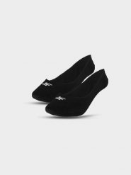 4F Skarpetki casual no-show (2-pack) damskie - multikolor 35-38. Czarne skarpety damskie 4f, bez wzorów, z bawełny. Za 39.99 zł.