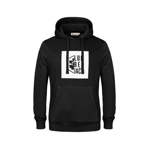 Bluza męska LUMBERJACK SWEATSHIRT. Czarne bluzy męskie Lumberjack, m, bez wzorów, z bawełny, z kapturem. Za 149.99 zł.