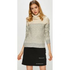 Only - Sweter. Szare swetry damskie Only, l, bez wzorów, z dzianiny, bez kołnierzyka, bez ramiączek, bez kaptura. W wyprzedaży za 119.90 zł.