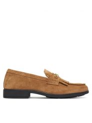 Tommy Hilfiger Loafersy Chain Fringe FW0FW08972 Brązowy. Brązowe mokasyny damskie Tommy Hilfiger, ze skóry. Za 509.99 zł.