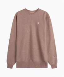 Męska bluza Champion Crewneck Sweatshirt 214940-VM502. Brązowe bluzy męskie Champion, m, bez wzorów, z bawełny, bez kaptura. Za 270.44 zł.