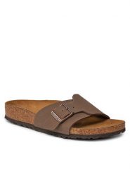 Birkenstock Klapki Catalina 1026510 Brązowy. Brązowe klapki damskie Birkenstock, bez wzorów, ze skóry, bez obcasa. Za 399.99 zł.
