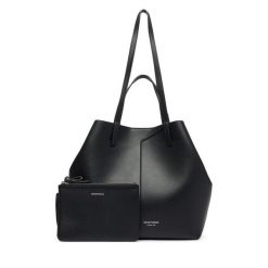 Torebka Emporio Armani. Czarne torebki do ręki damskie Emporio Armani, bez wzorów, bez dodatków. Za 2,764.00 zł.