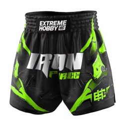 Spodenki Muay Thai męskie EXTREME HOBBY IRON FORCE. Zielone krótkie spodenki sportowe męskie EXTREME HOBBY, m, bez wzorów, z poliesteru. Za 209.00 zł.
