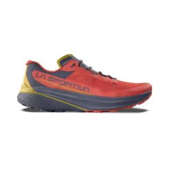 Buty trailowe La Sportiva Prodigio. Czerwone obuwie sportowe damskie La Sportiva, bez wzorów, z kauczuku, do biegania. Za 683.95 zł.
