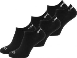 Skarpetki sneaker socks dla mężczyzn O'neill 3-pak. Czarne skarpety męskie O'Neill, bez wzorów, z bawełny. Za 24.99 zł.