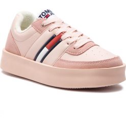 Sneakersy TOMMY JEANS - Light Sneaker EN0EN00395 Silver Peony 658. Półbuty damskie marki Tommy Jeans. Za 449.00 zł.