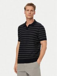 BOSS Polo H-Narciso 50560483 Granatowy Regular Fit. Niebieskie koszulki polo męskie Boss, m, bez wzorów, z bawełny, bez ramiączek. Za 699.99 zł.