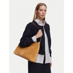 Torebka KARL LAGERFELD. Brązowe torebki do ręki damskie KARL LAGERFELD, bez wzorów, klasyczne, bez dodatków. Za 1,299.00 zł.