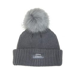 Czapka damska z pomponem Kentucky. Niebieskie czapki i kapelusze damskie KENTUCKY HORSEWEAR, na zimę, bez wzorów, z dzianiny, eleganckie. Za 219.00 zł.