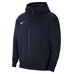 Bluza sportowa męska Nike Park 20 Fleece Fullzip Hoodie. Białe bluzy męskie Nike, m, bez wzorów, z kapturem, na jogę i pilates. W wyprzedaży za 186.70 zł.