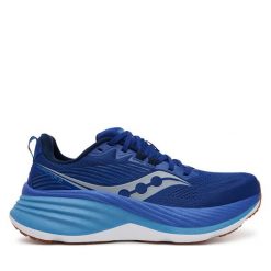 Buty do biegania Saucony. Niebieskie buty sportowe męskie Saucony, bez zapięcia, do biegania. Za 519.99 zł.