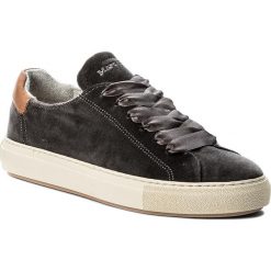 Półbuty MARC O'POLO - 707 14053501 603 Dark Grey 930. Szare półbuty damskie Marc O'Polo, bez wzorów, z materiału, bez obcasa, na płaskiej podeszwie, bez zapięcia. W wyprzedaży za 339.00 zł.