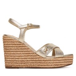 Espadryle Steve Madden. Żółte sandały damskie Steve Madden, bez wzorów, bez obcasa, bez zapięcia. Za 559.99 zł.