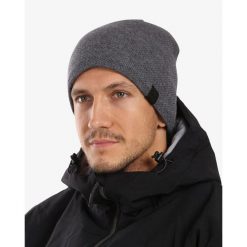 Czapka męska Kilpi DRACO-M. Szare czapki i kapelusze męskie Kilpi, bez wzorów, sportowe. Za 58.51 zł.