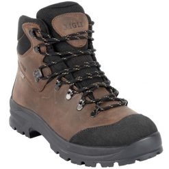 Buty wysokie Aigle Fleshside MTD wodoodporne. Brązowe buty sportowe męskie Aigle, z kauczuku, bez zapięcia, outdoorowe. W wyprzedaży za 449.99 zł.