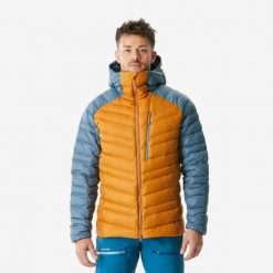 Kurtka puchowa męska Simond Alpinism. Brązowe kurtki sportowe męskie SIMOND, l, bez wzorów, z puchu, wspinaczkowe. Za 499.99 zł.