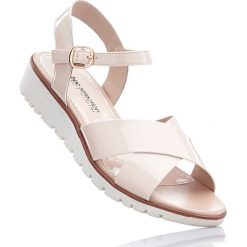 Sandały bonprix cielisty. Sandały damskie marki bonprix. Za 44.99 zł.