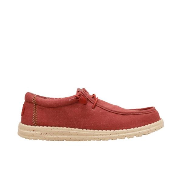 HeyDude Męskie Mokasyny Wally Stretch Canvas. Brązowe mokasyny męskie Hey dude, z materiału. Za 259.00 zł.