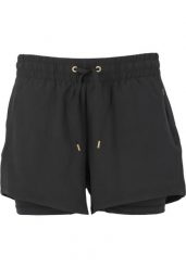 Szorty damskie Athlecia Timmie V2. Czarne szorty damskie Athlecia, s, bez wzorów, z elastanu, na fitness i siłownię. Za 173.00 zł.