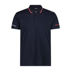 Polo CMP. Czarne koszulki polo męskie CMP, m, bez wzorów, bez ramiączek. Za 248.90 zł.