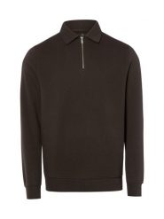 Nils Sundström Bluza Mężczyźni brązowy, M. Brązowe bluzy męskie Nils Sundström, m, bez wzorów, z bawełny, bez kaptura. Za 249.95 zł.