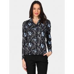 Sweter Damski Luhta Armisvesi. Czarne swetry damskie Luhta, bez wzorów, z polaru, sportowe, bez kołnierzyka, bez ramiączek, bez kaptura. Za 369.00 zł.