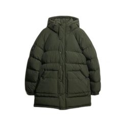 Parka Superdry Xpd Longline. Zielone parki męskie Superdry., m, bez wzorów, z puchu, bez kaptura. W wyprzedaży za 714.20 zł.